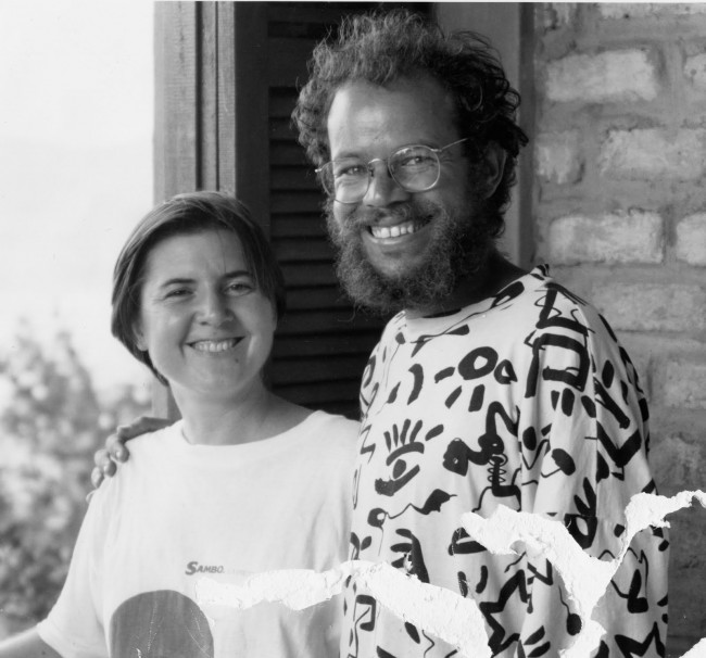 Ayres e Gigliola em Natal, 1991.